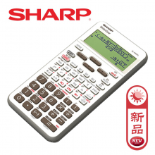 夏普（SHARP）EL-W82TL 科学函数计算器标准款 函数机 统计运算白色